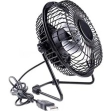 Byanes Mini Masaüstü Metal USB Fan, Taşınabilir Vantilatör