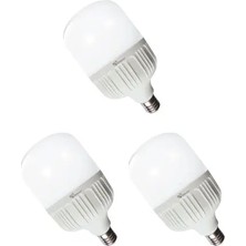 Byanes 40W Beyaz LED Torch Ampul, Enerji Tasarruflu Aydınlatma Seti (3 Adet)
