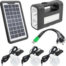 Byanes Solar Lamba 3'lü Set, Güçlü ve Dayanıklı Akülü Işık Kaynağı