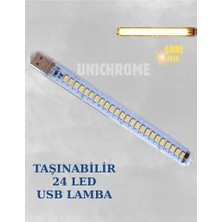 Byanes Mini USB LED Lamba, 24 Günışığı Smd Kamp Stick Işık