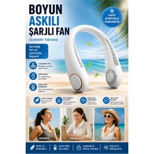 Byanes Mini Boyun Askılı Serinletici Fanı Kablosuz Giyilebilir Taşınabilir