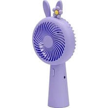 Byanes Mini USB Masası Fanı, Sessiz, Taşınabilir, Tavşan Tasarımı, Soğutucu