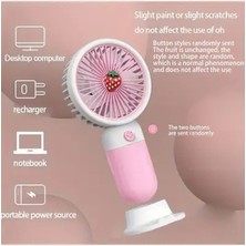 Byanes Mini USB El Soğutucu Fan, Karikatür Meyve Tasarımı, Seyahat ve Kamp Fanı
