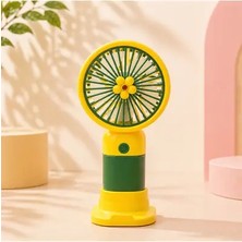 Byanes Mini USB Masaüstü Fan, Taşınabilir ve Sessiz, Pastel Renkli