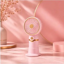 Byanes Mini Taşınabilir Vantilatör, Sessiz ve Güçlü Fan, Masaüstü ve El Tipi