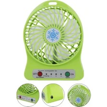 Byanes Mini Masaüstü El Fanlı Vantilatör, 3 Kademeli USB Şarj ve Pil Hediyeli