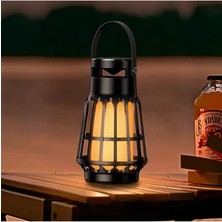Byanes Portatif Kamp Lambası ve Bluetooth Hoparlör, Gece ve Dekorasyon Için Ideal