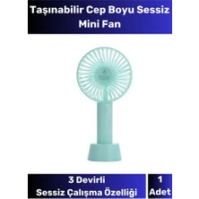 Byanes Taşınabilir USB Mini Fan, 3 Kademeli Sessiz Soğutucu, Vantilatör