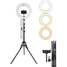 Byanes LED Işıklı Tripod ile Profesyonel Selfie ve Makyaj Çekimleri