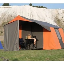 Byanes Portatif 4-6 Kişilik Kamp Çadırı, Kapı Sineklikli, 2’li 1 Litre Mutfaklı