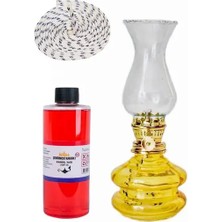 Byanes Oluklu Gaz Lambası Seti 250 ml Yağ ve 10 cm Uzunluk Hediye