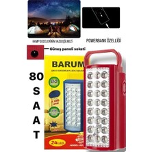 Byanes 24 LED Şarj Edilebilir Işık, Kamp ve Acil Durum Için Kullanışlı