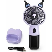 Byanes Şarjlı USB Mini El Fanı, Telefon Tutucu ve Soğutucu Vantilatör