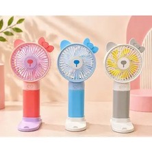 Byanes Mini El Fanı, USB Şarjlı, 3 Kademeli, Taşınabilir, Sessiz, Masaüstü Vantilatör