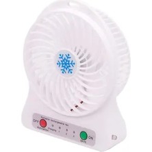 Byanes Mini USB Vantilatör, Taşınabilir Masa Üstü Fan, 3 Kademe Beyaz