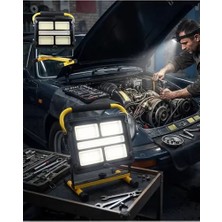 Byanes 400 LED Süper Parlak Kamp Lambası, Solar Şarjlı ve USB Çıkışlı, Çok Amaçlı