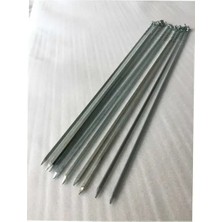 Byanes Kare Patlıcan ve Tavuk Şiş, Kanat Şiş, 6 Adet, 59 Cm, 5 mm Kalınlık, 5 mm En