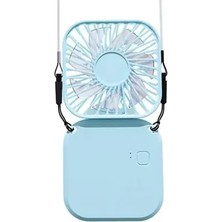 Byanes Taşınabilir Mini Fan, Tutmalı, Şarjlı, 3 Kademeli, Serinletici Klima