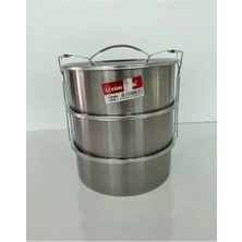 Byanes Mini 3'lü Sefer Tası Seti, Pratik ve Şık Yemek Saklama Kabı