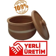 Byanes Toprak El Yapımı 3kg Yoğurtluk Kahverengi / %100 Doğal BCGUXY012