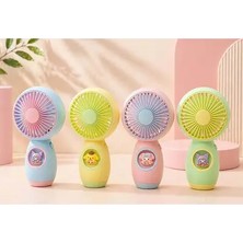 Byanes Mini Taşınabilir USB El Fanı, Sessiz Kawaii Anime Tasarımı, 14X8X2.5 cm