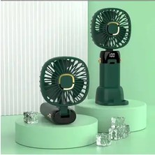 Byanes Taşınabilir Mini El Fan, LED Gösterge, Şarjlı, Serinletici, Kamp ve Seyahat