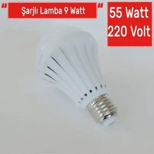 Byanes Enerji Tasarruflu 9W LED Ampul, Beyaz Işık, Acil Durum Aydınlatma (3 Adet)