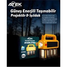 Byanes Taşınabilir Güneş Enerjili Projektör ile Harika Görüntüler