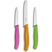 Byanes Paslanmaz Çelik Pizza ve Biftek Bıçağı Seti, 3'lü, 12CM ve 8cm