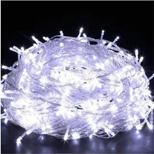 Byanes 10 Metre 100 LED Beyaz Süs Işık, Parlak ve Şık Aydınlatma Hali