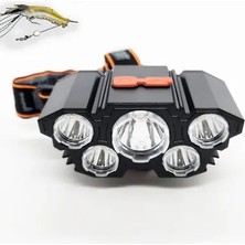 Byanes Ultra Güçlü Şarjlı LED Kafa Feneri Balıkçı ve Kampçılar Için