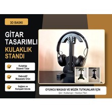 Mira Tasarım Gitar Şeklinde Oyuncu ve Yayıncı Kulaklık Standı