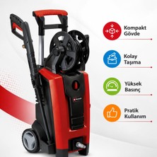 Einhell - 170 Bar 2300W Tekerlekli - Basincli Yikama Makinesi - Tc-Hp 170