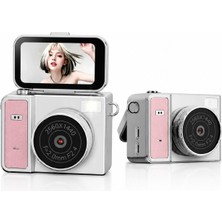 Raylax Dijital Vlog Kamerası - 2k Hd Çözünürlük, Katlanabilir Selfie Ekranı, F2.4 Lens, Retro Tasarım