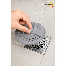 MAİN SHOP Banyo & Mutfak Giderleri Için Duş Lavabo Süzgeci Kokuya Karşı Koruyucu & Dayanıklı Gri M-137