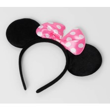 Urfakent Pembe Fiyonklu Minnie Mouse Tacı Kulak Nessiworld