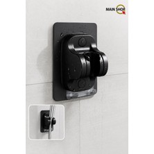 MAİN SHOP Yapışkanlı Çift Kanca Duş Başlığı Tutucu Sabitleme Delme Gerektirmez M-049