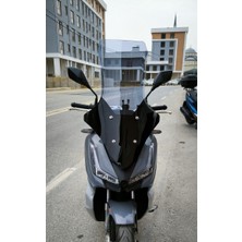 Motocam Apache Ventro 150 Ön Cam 2022-2026 Model 78CM Füme Renkli 4mm Uzun