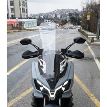 Motocam Sym Adx 250 Ön Cam 2024-2026 Model 65CM Şeffaf Renkli 4mm Orta Boylu