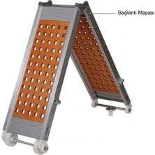 Sealux Tip 2-2k Pasarella Ahşap Basamaklı - 200X35 cm - 13,25 kg (Katlanır) - Montaj Ayağı ve Tutamak Dahil
