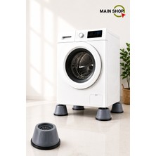 MAİN SHOP Çamaşır Makinesi Titreşim Engelleyici Mobilya Yükseltici Stoper 4'lü Set M-541