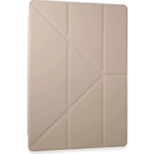 Lims Store Newface Samsung Galaxy Tab A9 Kılıf Kalemlikli Mars Tablet Kılıfı - Rose Gold