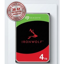 Seagate Ironwolf 4tb Nas Disk 5400RPM 256MB Cmr Sata 6gb/s 3.5" (Tr Garantili)