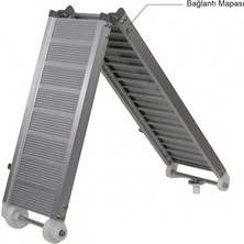 Sealux Tip 2-2K Pasarella Alüminyum Basamaklı - 250x40 cm - 15,50 kg kg (Geniş Katlanır Seri) - Montaj Ayağı ve Tutamak Dahil