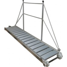 Sealux Tip 3-3s Pasarella Alüminyum Basamaklı - 300X50 cm - 28,70 kg (Geniş Sabit Seri) - Montaj Ayağı ve Tutamak Dahil