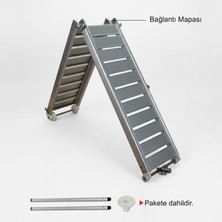 Sealux Tip 3-3K Pasarella Alüminyum Basamaklı  - 300x40 cm - 23,40 kg (Katlanır) - Montaj Ayağı ve Tutamak Dahil