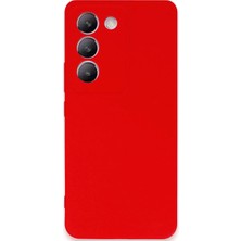 Negok Newface Vivo V30 Lite 4g Kılıf First Silikon - Kırmızı