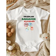 Lupi Babaanne Yazılı Bebek Zıbın % 100 Pamuk 59