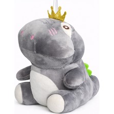 InTrio Sevimli Peluş Dinozor 26 cm – Asılabilir Oyuncak, Çanta ve Oda Aksesuarı