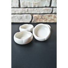 Elegancev Mini Porselen Bal-Reçel Kasesi- Sos Kasesi-Joker Kase 4 Adet -7 cm